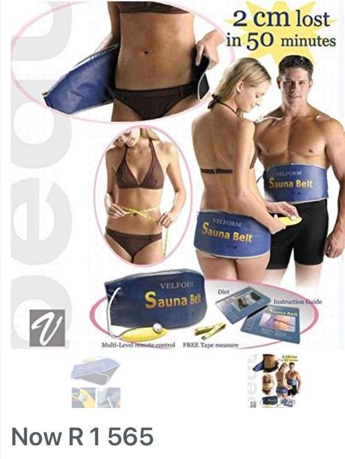** FAR INFRARED HEATING SLIMMING SAUNA BELT** CURRENT SELLING R1565
