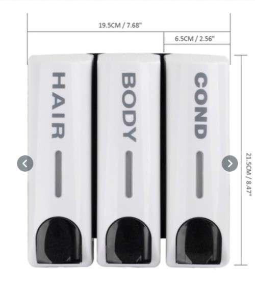 ** 3in1 SOAP DISPENSER WALL MOUNT**