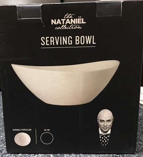 ** BRAND NEW -GENUINE  NATANIEL COLLECTION PORCELAIN 30CM BOWL*** AWESOME DEAL