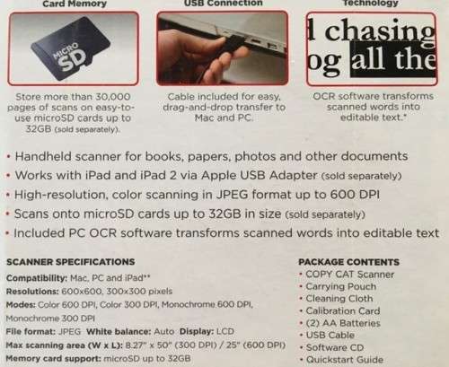 **COPYCAT HANDHELD SCANNER** BRAND NEW.