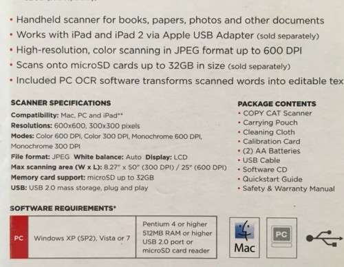 **COPYCAT HANDHELD SCANNER** BRAND NEW.