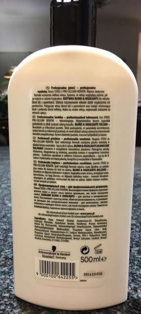 **GENUINE SYOSS PROFFESSIONAL CONDITIONER** 500 ML