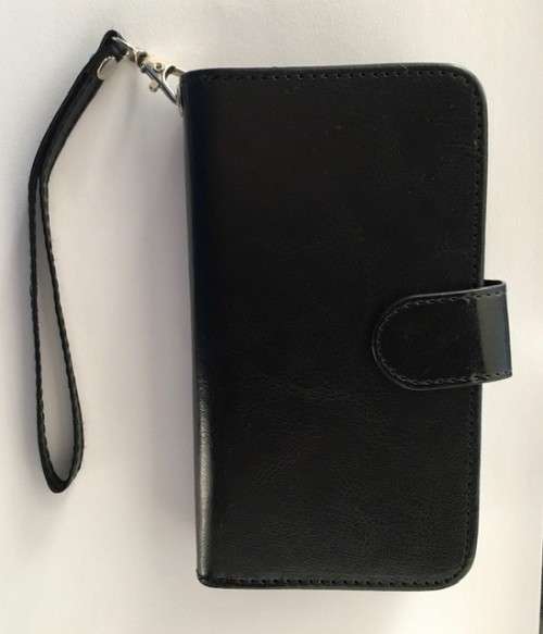 ** IPHONE X FAUX LEATHER WALLET POUCH** WITH STRAP.