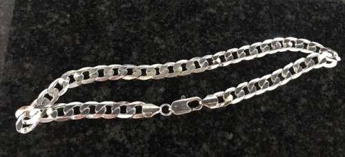 **STUNNING SOLID SILVER 925 MENS NECK CHAIN** 70.5 GRAMS