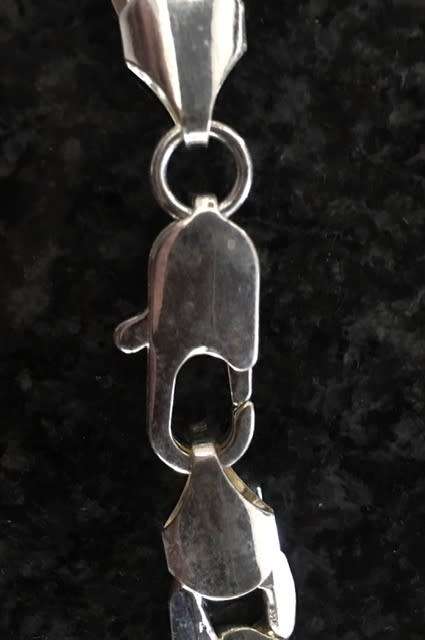 **STUNNING SOLID SILVER 925 MENS NECK CHAIN** 70.5 GRAMS