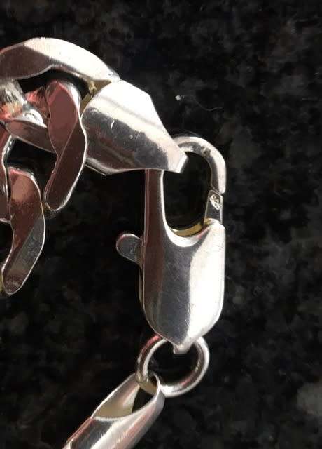 **STUNNING SOLID SILVER 925 MENS NECK CHAIN** 70.5 GRAMS