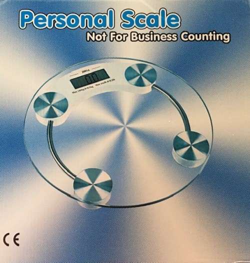 ** ELECTRONIC GLASS BATHROOM SCALE** PERFECT