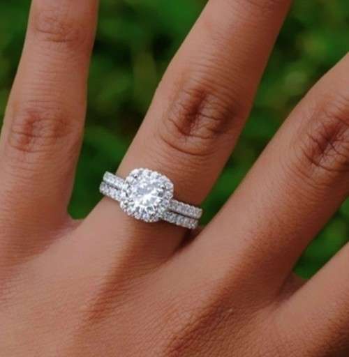 **STUNNUNG SILVER 925 TWINSET RINGS** AWESOME CHRISTMAS GIFT.