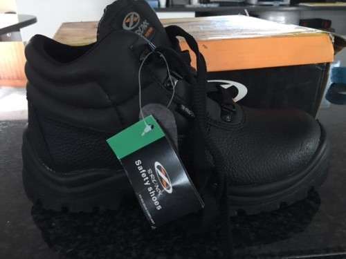 **GENUINE BRONX LEATHER STEELCAP BOOT** SIZE 3.