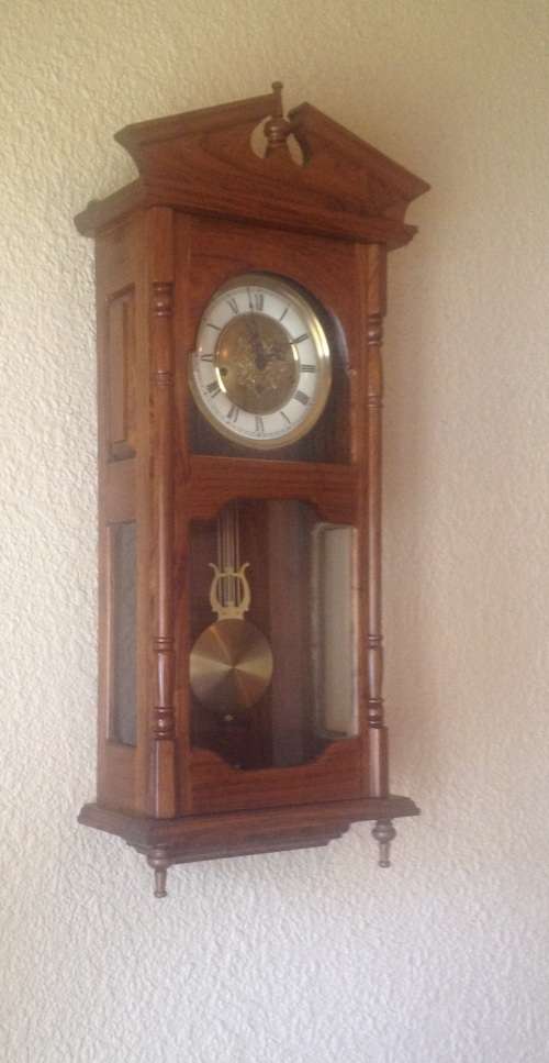 FRANZ HERMLE - WALL CLOCK (Movement made in Germany)