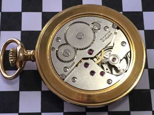 HOWELLS - SWISS MADE POCKET WATCH - 17 JEWELS