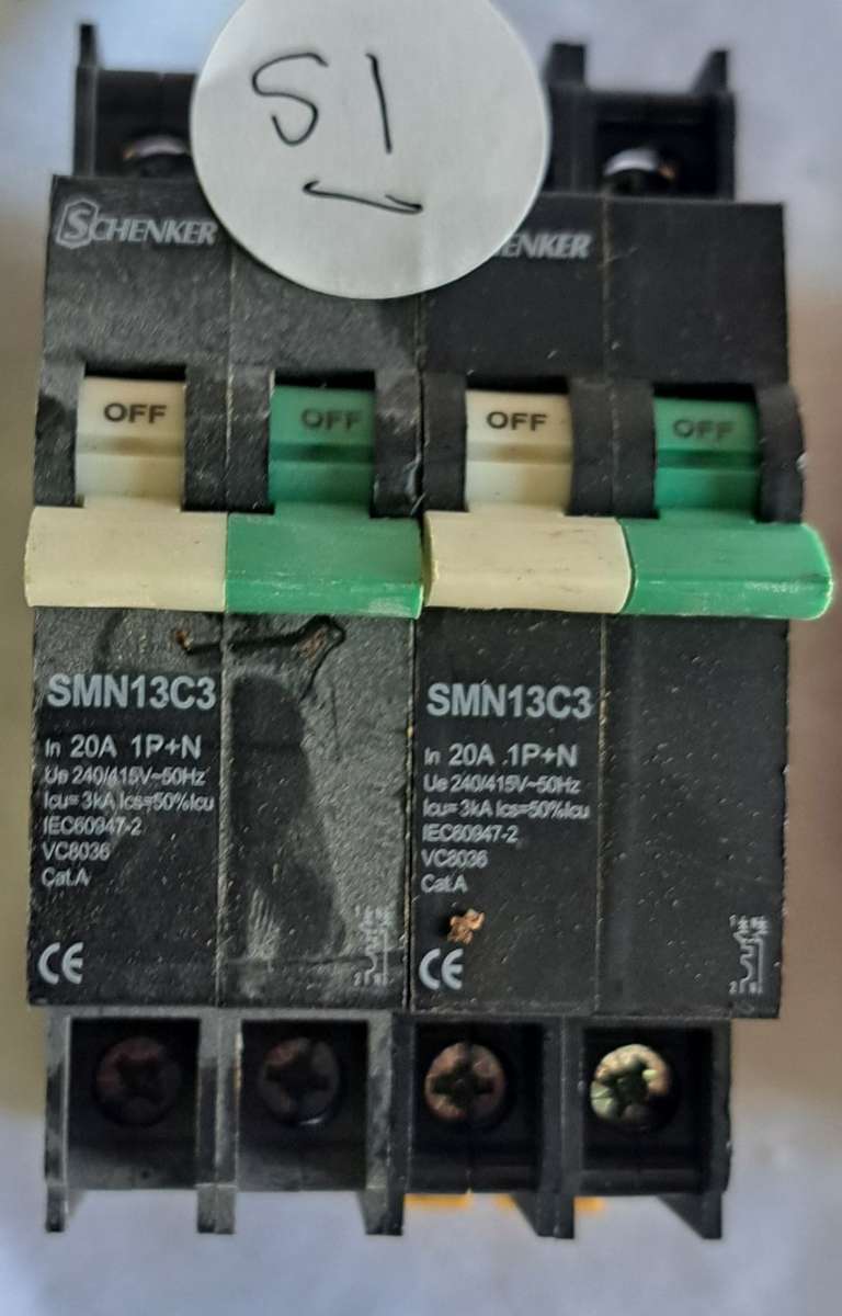 Circuit Breaker, Schenker 20A 1P+N