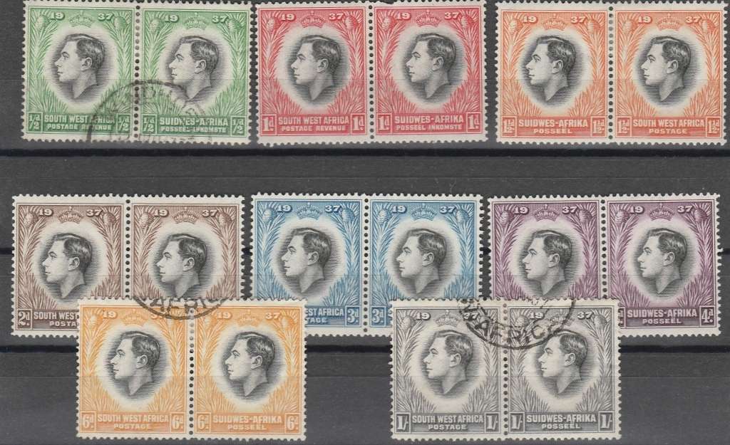 SWA   1937 KING GEORGE CORONATION    FULL SET