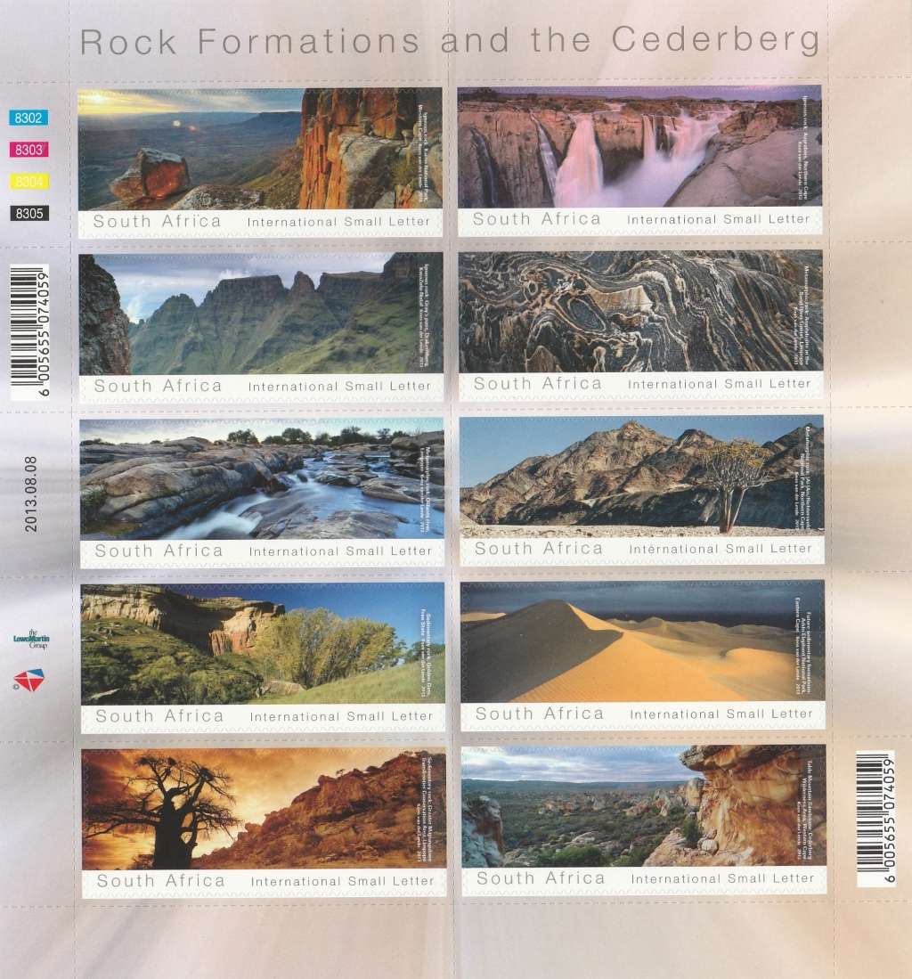REPUBLIC OF SOUTH AFRICA    CEDARBERG   MINT    FULL SHEET     SACC2241