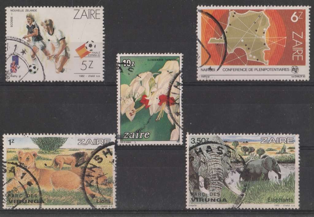 ZAIRE       ASSORTMENT/THEMATICS