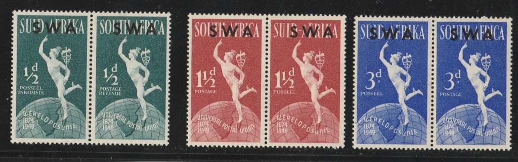 SOUTH WEST AFRICA      1949 SACC 166-168    FULL SET   MM