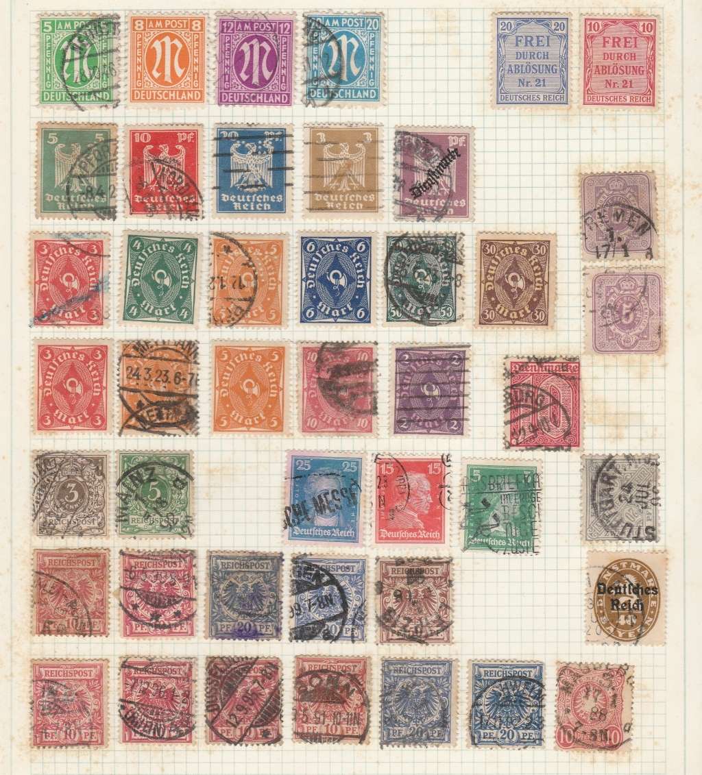 GERMANY   ON OLD ALBUM PAGE