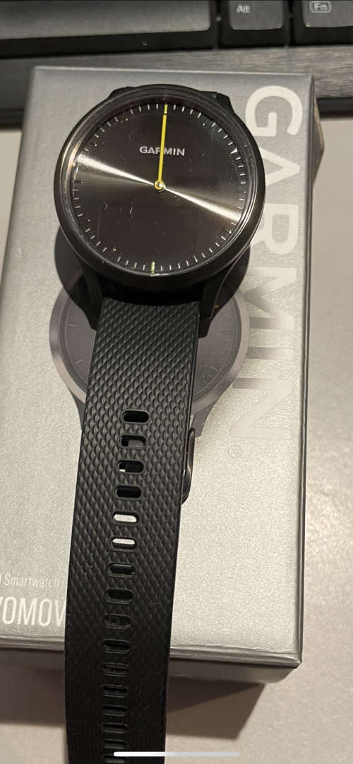 GARMIN WATCH VIVOMOVE HR SMARTWATCH - BLACK