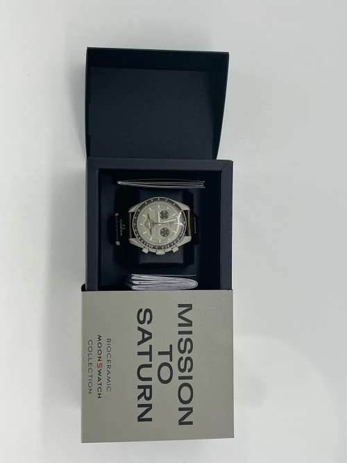 Omega X Swatch Moonswatch Saturn (Brand New)