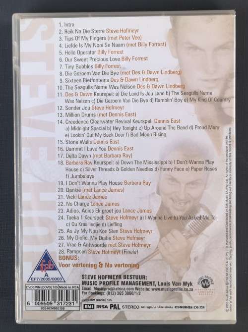 Toeka 2 - Steve Hofmeyr DVD