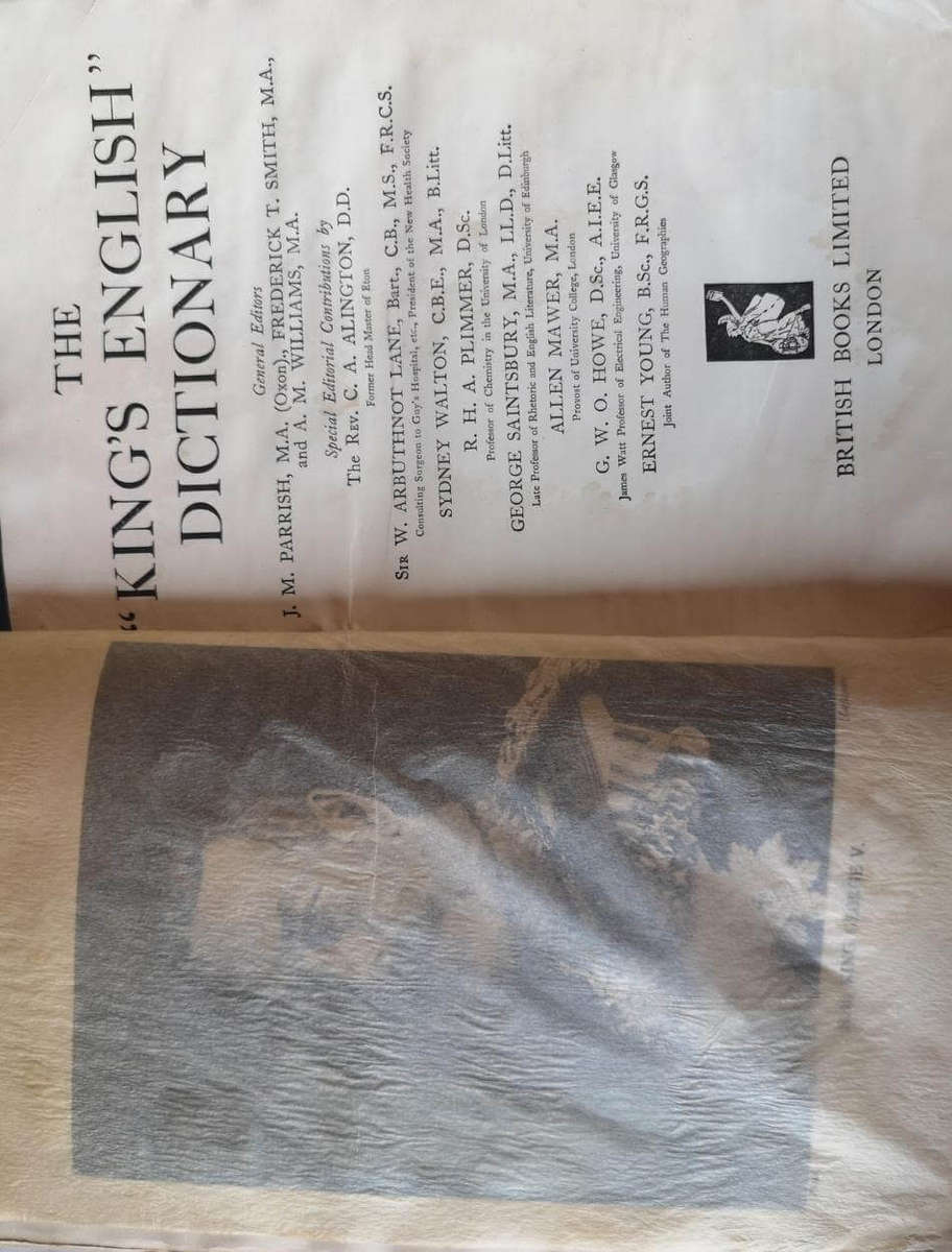 The `Kings English` Dictionary