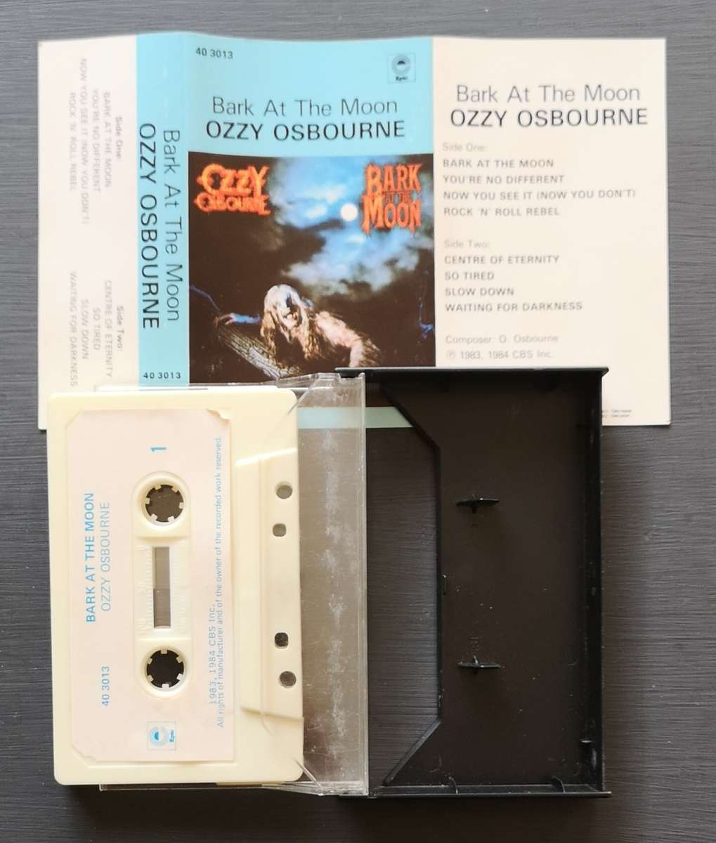 Ozzy Osbourne - Bark at the Moon (Tape Cassette)