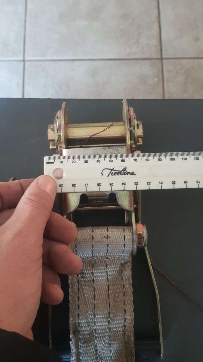 2 x heavy duty ratchet strapdowns price for both