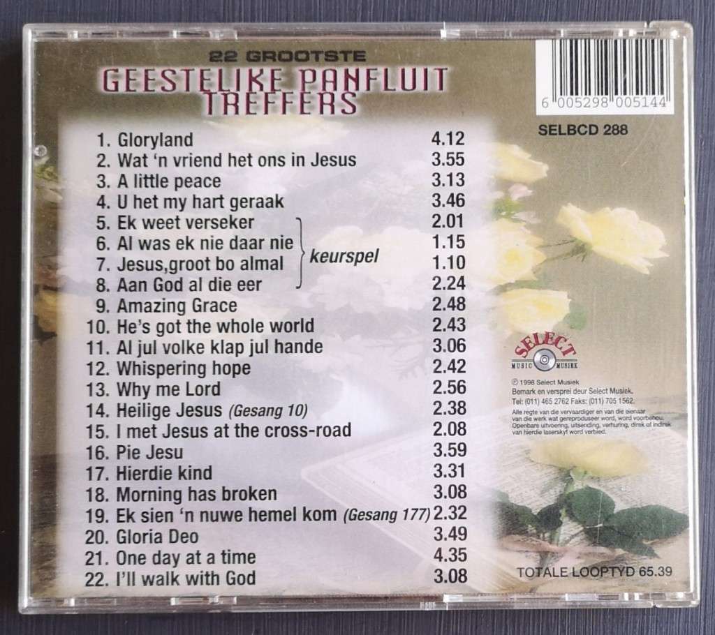 Ryan Walt - Geestelike Panfluit Treffers (CD)