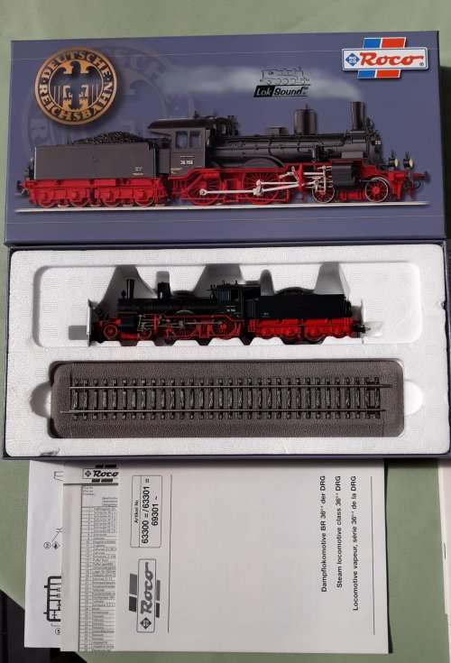 Roco H0 - 69301 - Steam locomotive with tender BR 36 of the DRG