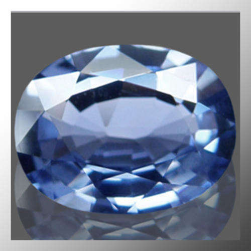 Tanzanite 0.92ct Violet Blue Oval Faceted 7.9x6.1x3.8mm, Man Made Gemstone