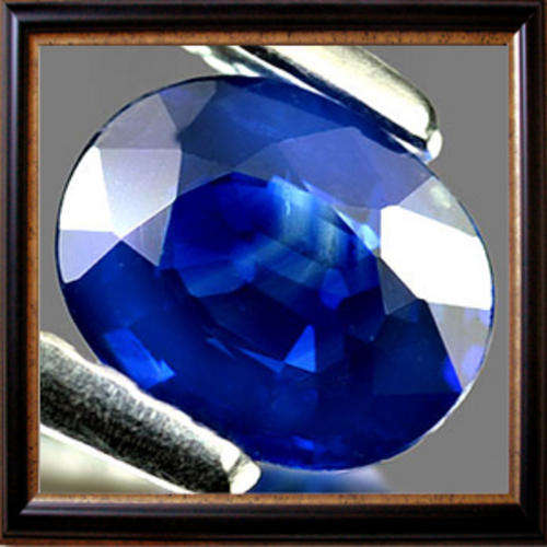 Natural Sapphire 0.56ct Blue Oval Facet, Marvelous Unheated Gemstone
