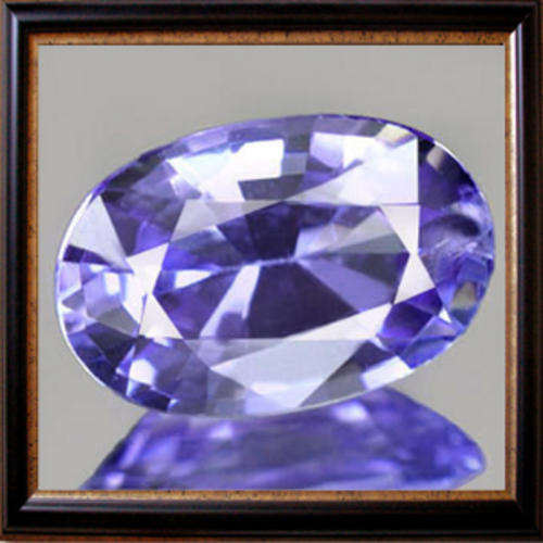 Natural Tanzanite 0.64ct Violet Blue Oval Facet, Incredible Gemstone