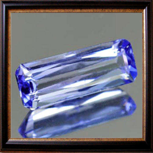 Natural Tanzanite 0.70ct Violet Blue Octagon Facet, Delightful Gemstone