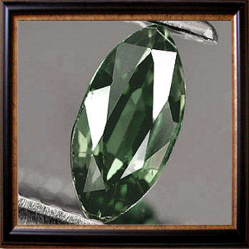 Natural Sapphire 0.38ct Green Marquise Facet, Stunning Gemstone