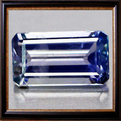 Natural Tanzanite 1.38ct Violet Blue/Green Octagon Facet, Sensational Gemstone