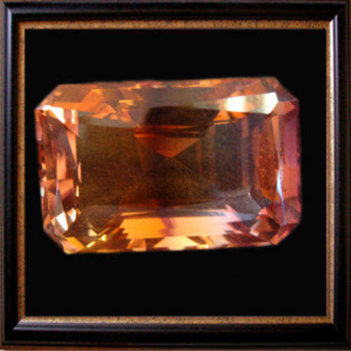 Natural Ametrine 43.60ct Golden Purple Octagon Facet, Marvellous Gem