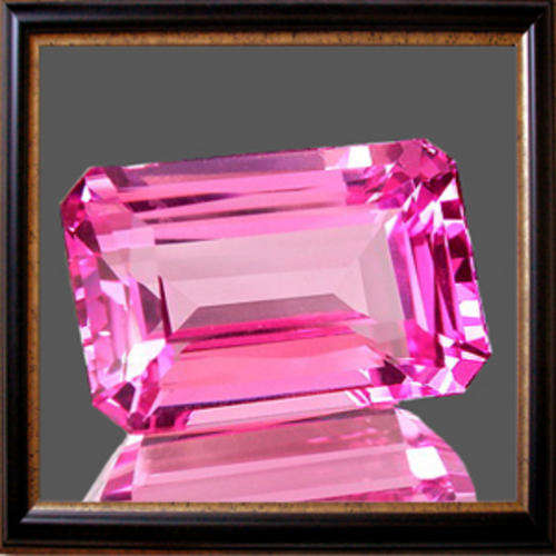 Natural Topaz 5.40ct Pink Octagon Facet, Gemstone