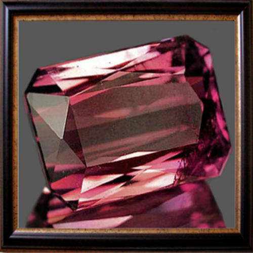 Natural Tourmaline 1.77ct  Pinkish Purple Octagon Facet, Gemstone