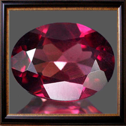 Natural Rhodolite Garnet 1.63ct Purple Oval Facet, Gemstone