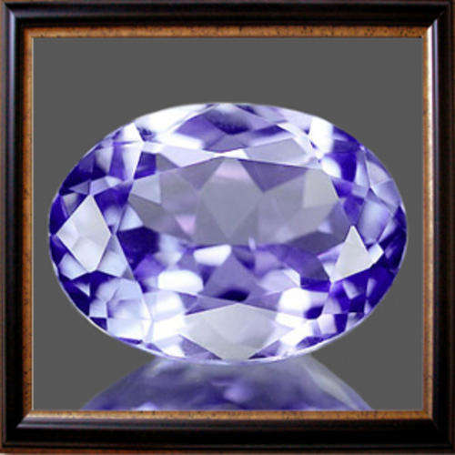 Natural Tanzanite 0.54ct Violet Blue Oval Facet, Gemstone