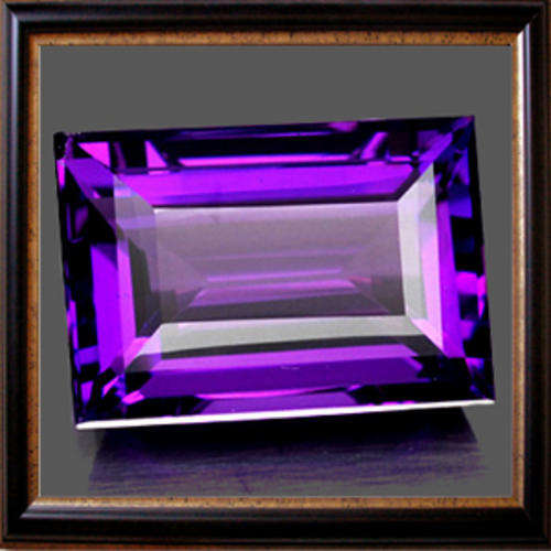 Natural Amethyst 1.70ct Purple Baguette Facet, Gemstone