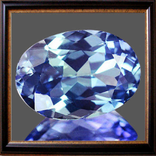 Natural Tanzanite 1.00ct Violet Blue Oval Facet, Gemstone