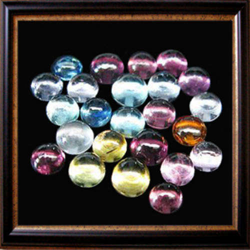 Natural Spinel 7.50ctw 24pc Fancy Colours Round Cabochon, Gemstones
