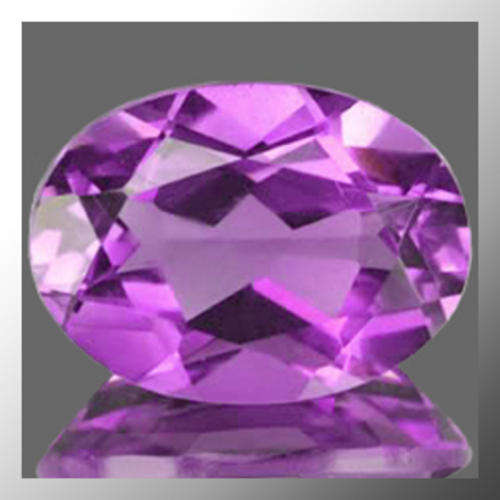 Natural Amethyst 1.63ct Purple Oval Facet, Graceful Gemstone