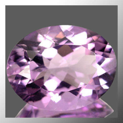 Natural Amethyst 1.44ct Light Purple Oval Facet, Gemstone