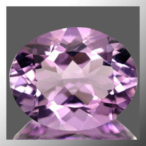 Natural Amethyst 1.61ct Light Purple Oval Facet, Gemstone