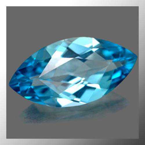 Natural Topaz 0.59ct Swiss Blue Marquise Facet, Gemstone