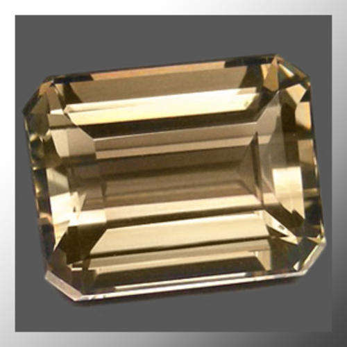 Natural Smoky Quartz 22.09ct Brownish Grey Octagon Facet, Gem