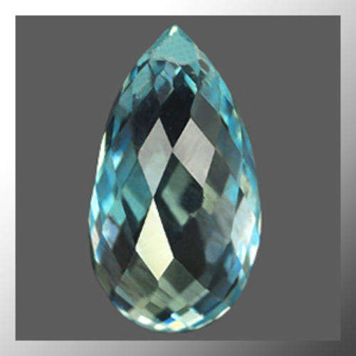Natural Topaz 0.70ct Swiss Blue Briolette Facet, Gemstone