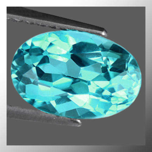 Natural Topaz 0.62ct Swiss Blue Oval Facet, Gem